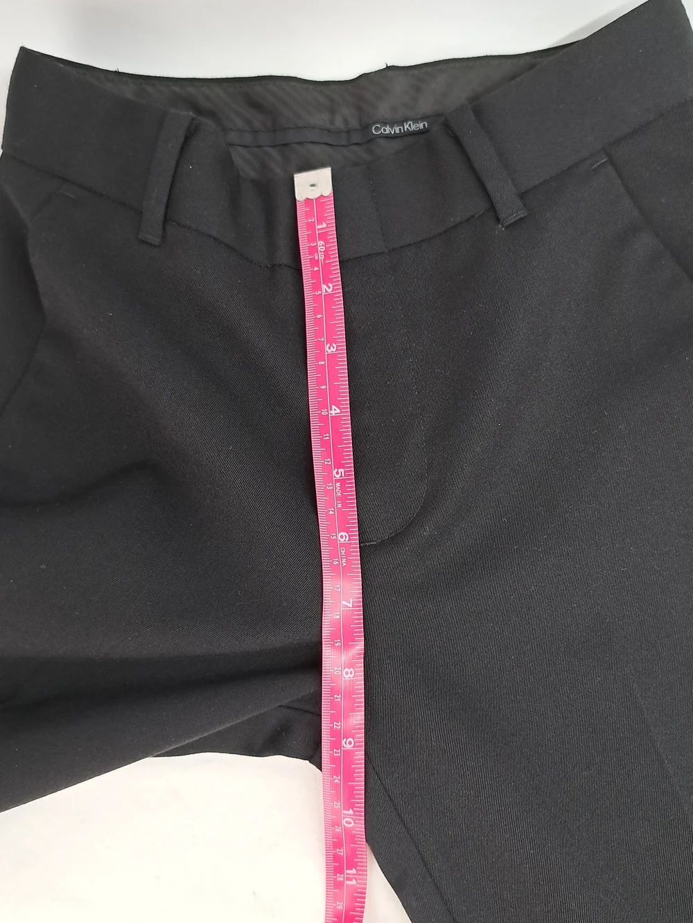 Calvin Klein Boys Size 8R Black Dress Pants  Polyester Rayo
